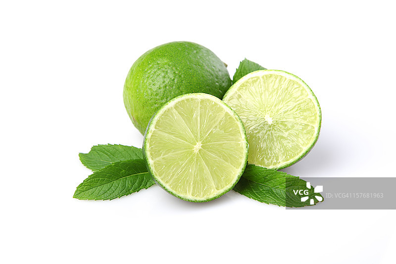 新鲜的青柠图片素材