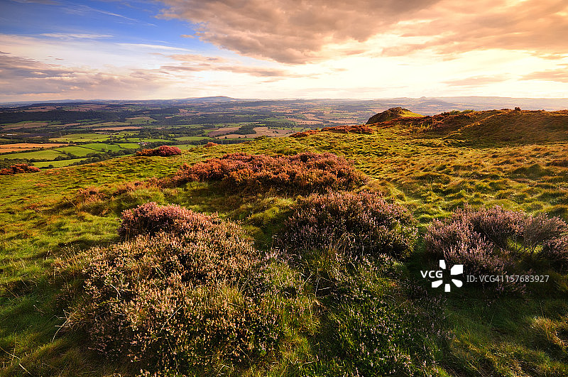 什罗普郡的雷金山图片素材