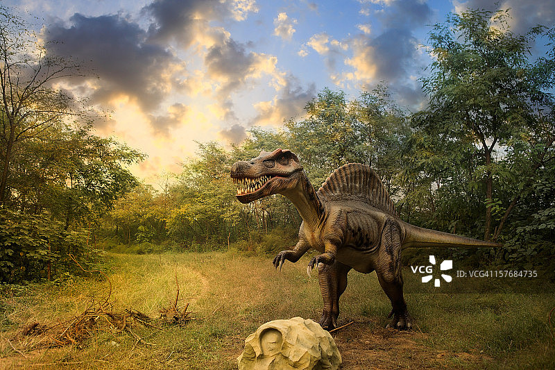 恐龙公园模型图片素材