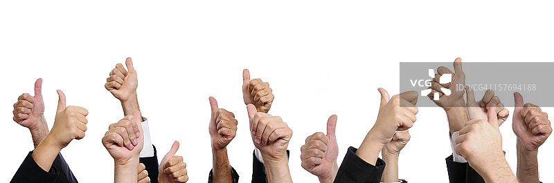 商务人士竖起大拇指图片素材