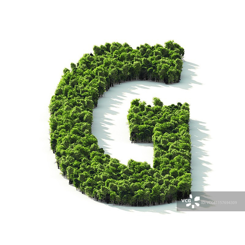 字母G：透视图图片素材
