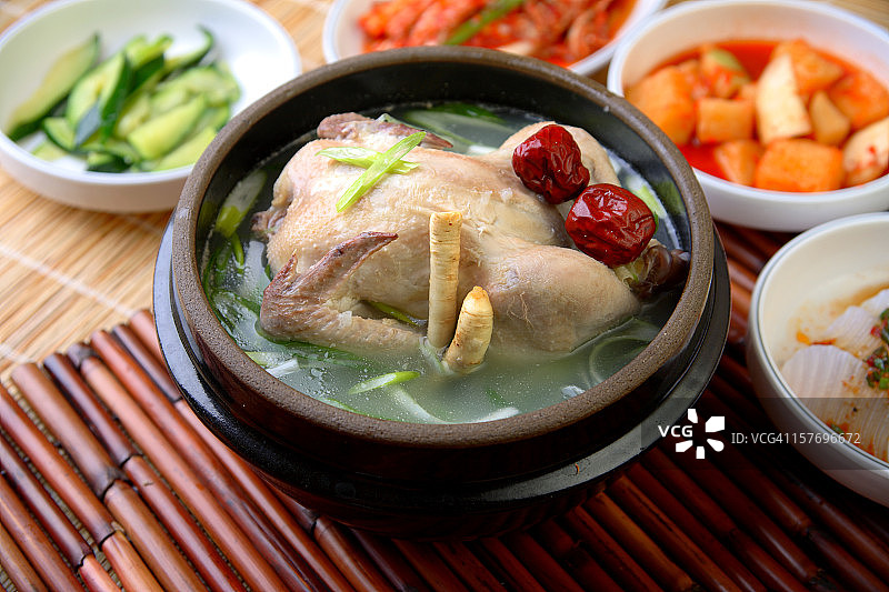 参鸡汤图片素材