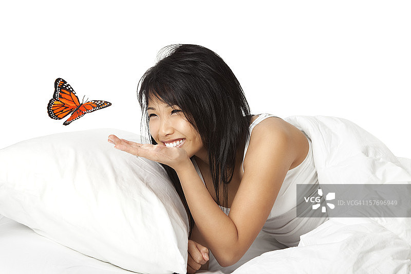 蝴蝶先生，早上好！图片素材