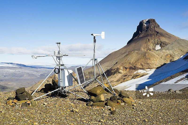 冰岛气象站图片素材