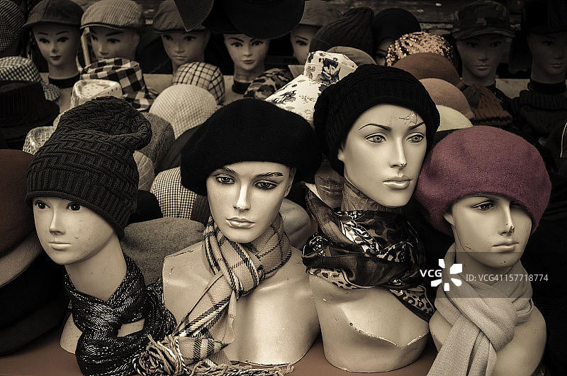 展示用人体模型头部图片素材