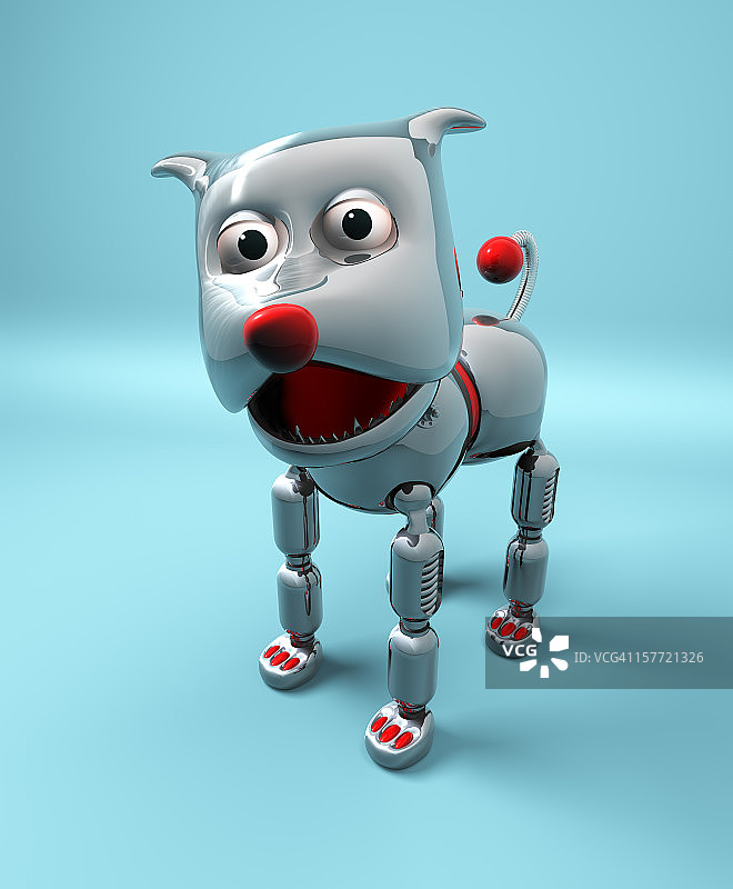 机器狗（带剪切路径）图片素材