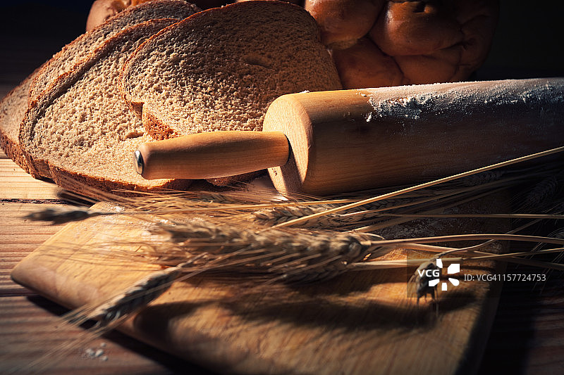 从谷物到面包图片素材