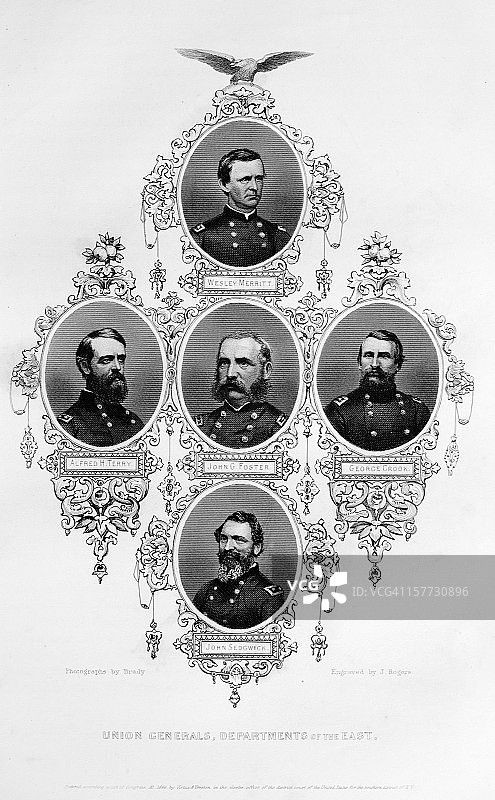 美国内战将领图片素材