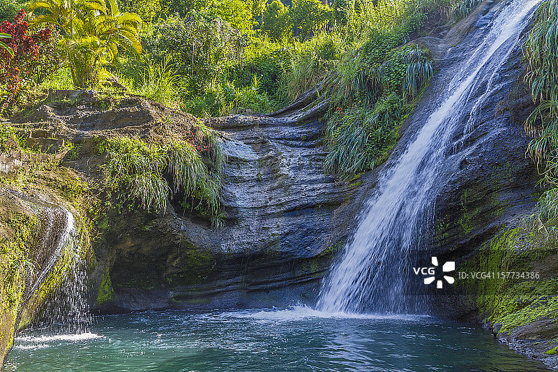 格林纳达协和瀑布图片素材