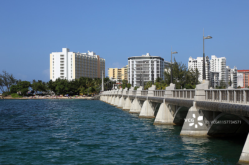 阿什福德大街大桥，波多黎各圣胡安图片素材