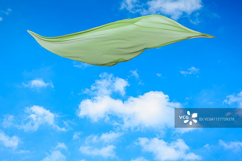 风中的围巾图片素材