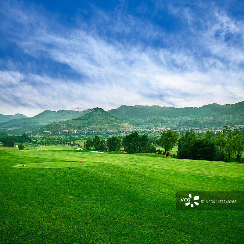 高尔夫球场图片素材
