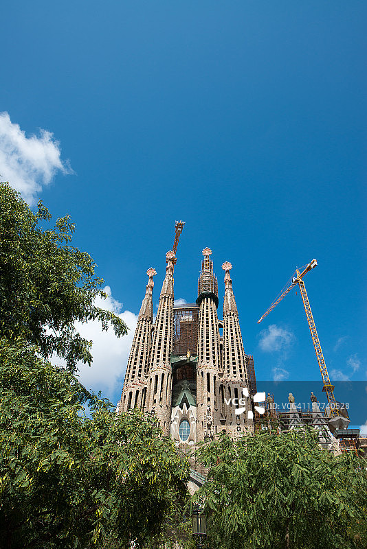 巴塞罗那圣家族教堂图片素材