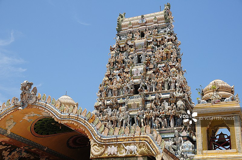 斯里兰卡Batticaloa的Anipandi Sitivigniswara Alayar图片素材