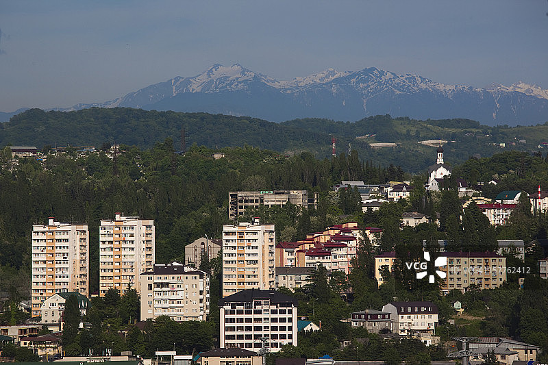 从维诺格拉德纳亚街拍摄的城市景观图片素材