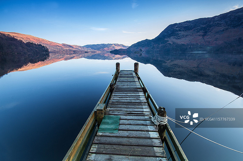 厄尔斯沃特湖的宁静图片素材