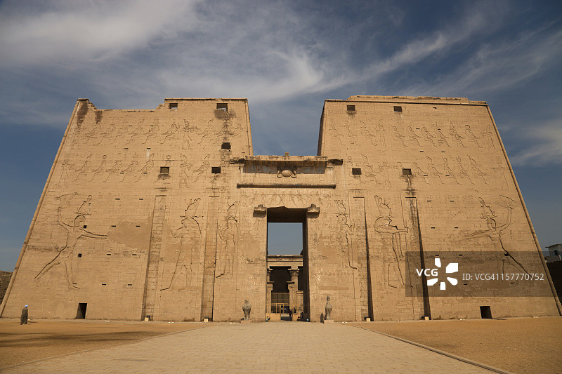 埃及埃德富荷鲁斯神庙图片素材