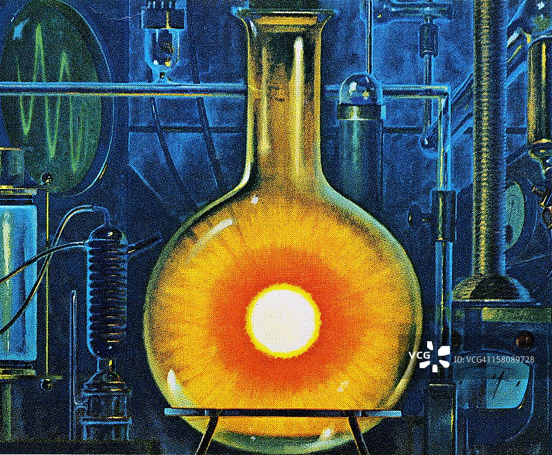 发光容量瓶图片素材