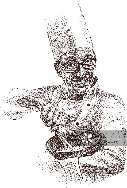 快乐的厨师图片素材