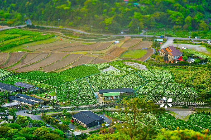 大屯山雪景图片素材