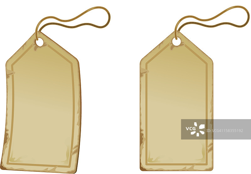 旧纸标签图片素材