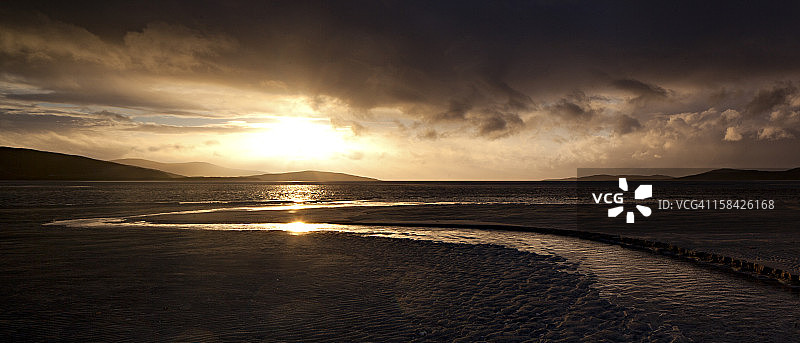 卢斯金泰尔的日落图片素材