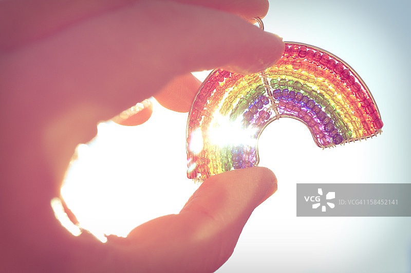 绚丽的彩虹图片素材