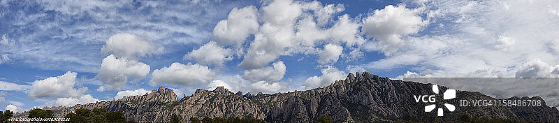 蒙特塞拉特全景图片素材