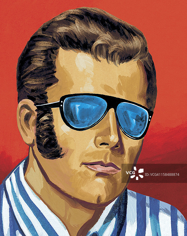 戴太阳镜的男人图片素材