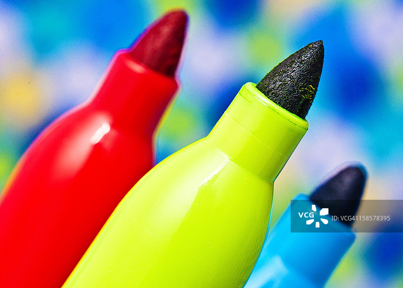 微距马克笔图片素材