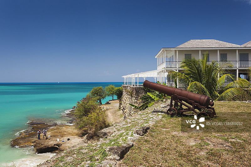 安提瓜，圣约翰斯，詹姆斯堡，背风群岛图片素材