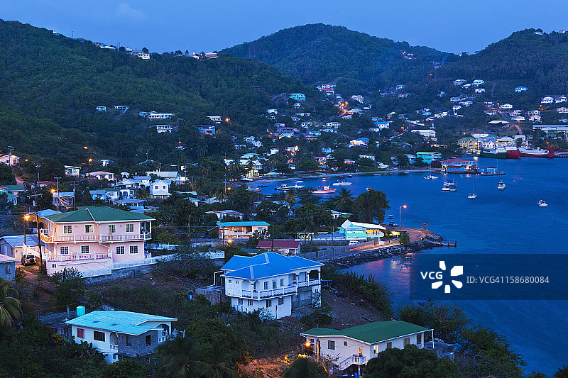 从汉密尔顿炮台看到的伊丽莎白港景色图片素材