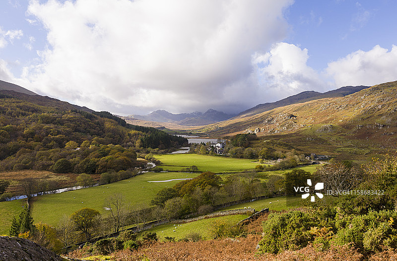 威尔士斯诺多尼亚国家公园图片素材