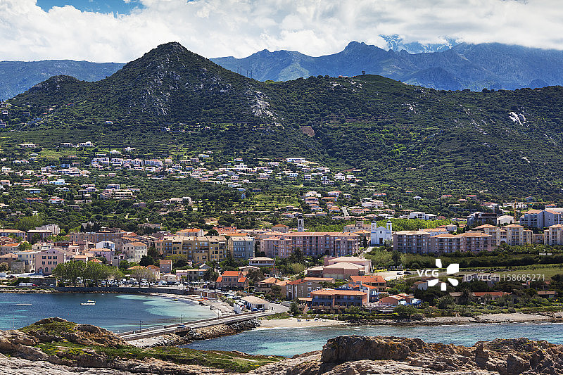 皮埃特拉岛城市风光图片素材