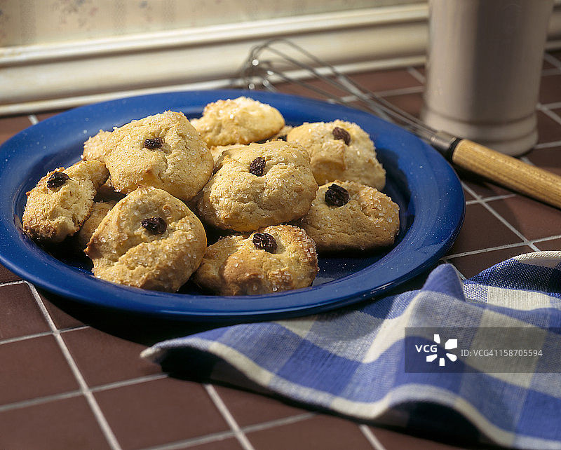 葡萄干饼干图片素材