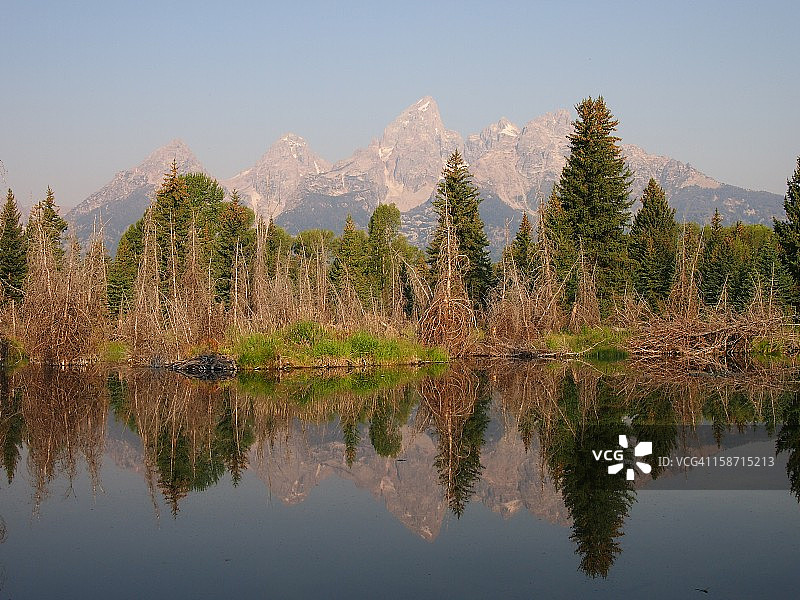 施瓦巴克登陆点——大提顿国家公园，怀俄明州图片素材