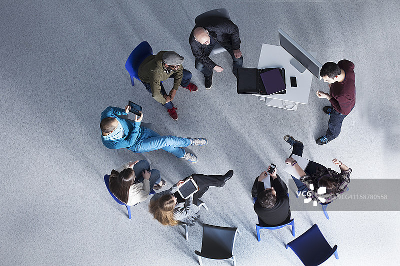 新办公室创业商务会议图片素材