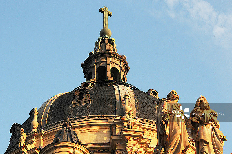 索邦大学的教堂图片素材