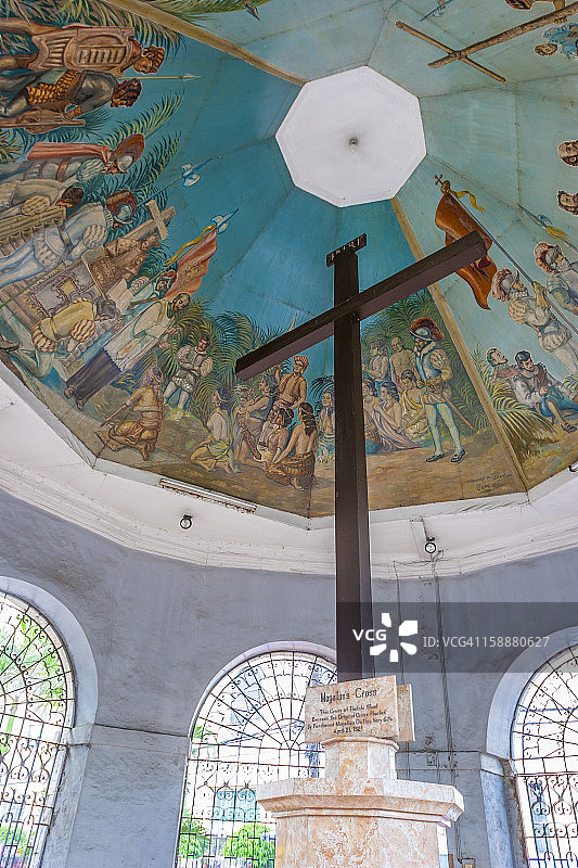 麦哲伦十字架，菲律宾宿雾市图片素材