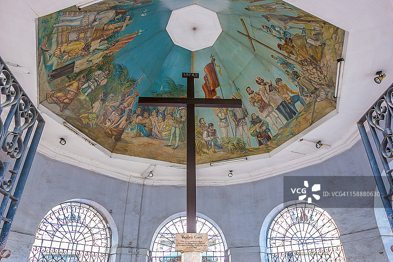 麦哲伦十字架，菲律宾宿雾市图片素材