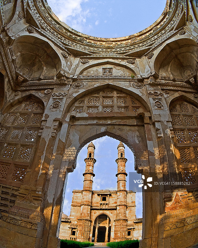贾玛清真寺 - 昌巴内尔图片素材