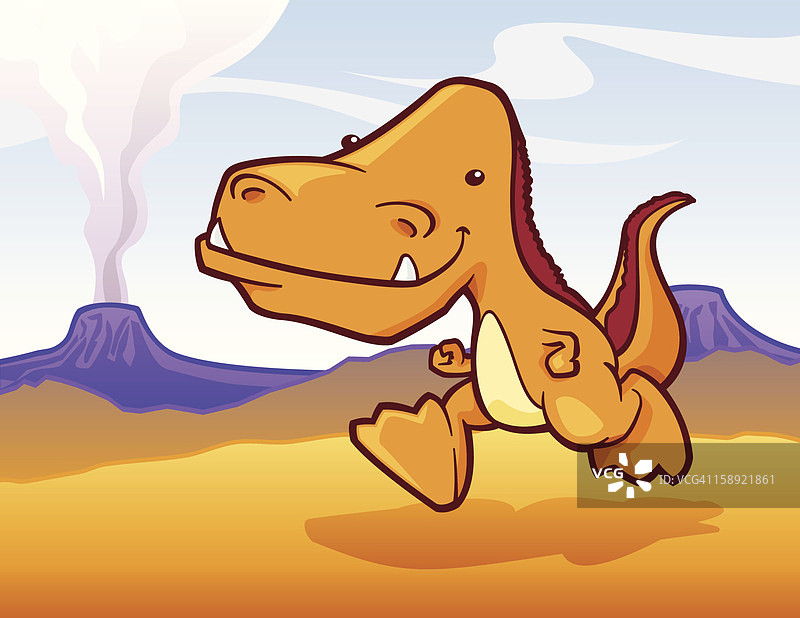 友好的霸王龙图片素材