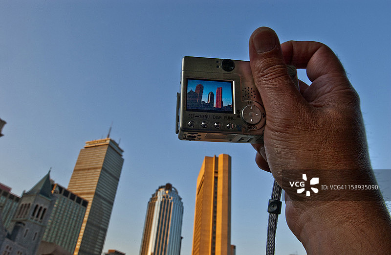 美国马萨诸塞州波士顿：照片中的照片图片素材