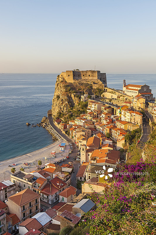 鲁佛城堡，希拉，卡拉布里亚，意大利图片素材