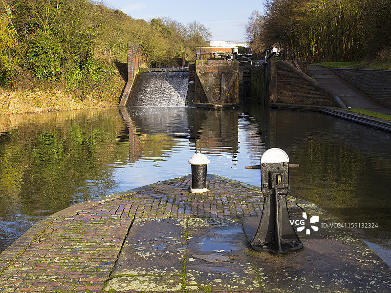 英国西米德兰兹郡达德利No1运河图片素材