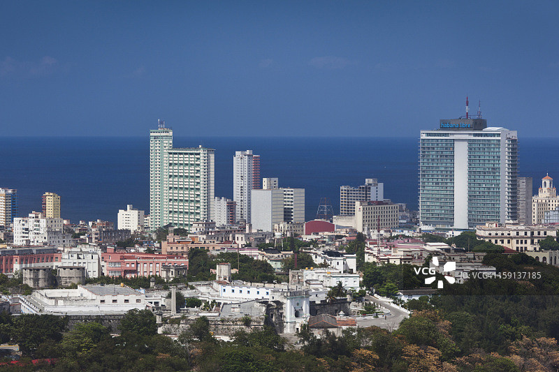 古巴哈瓦那Vedado区图片素材