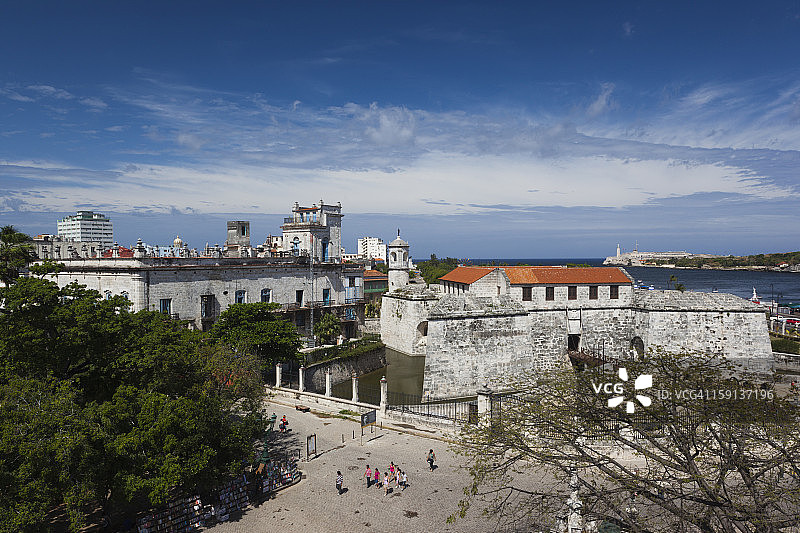 古巴哈瓦那旧城图片素材