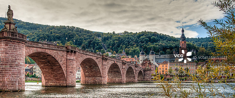 海德堡老桥图片素材