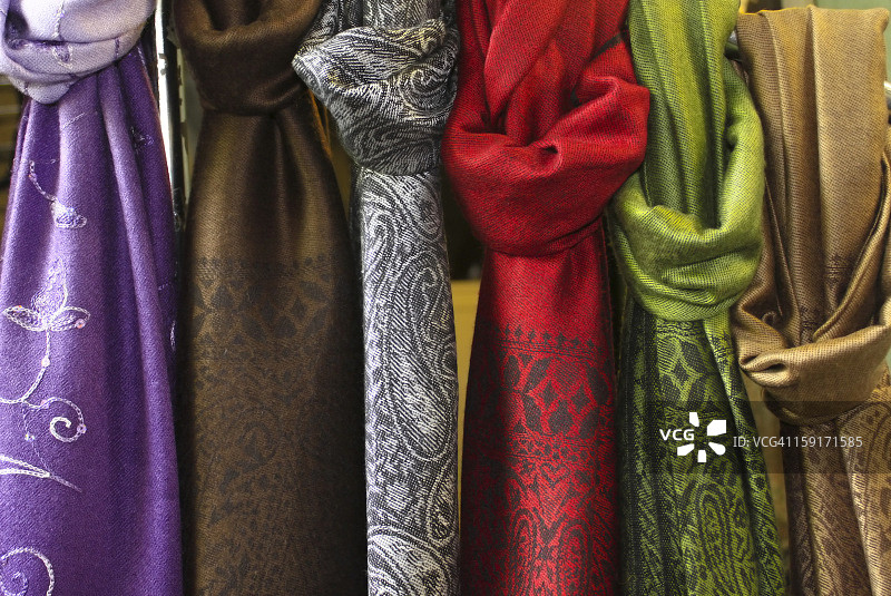 各种颜色的织物图片素材