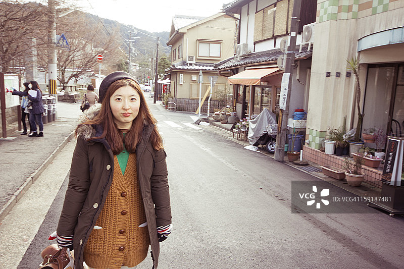 在京都的女孩图片素材